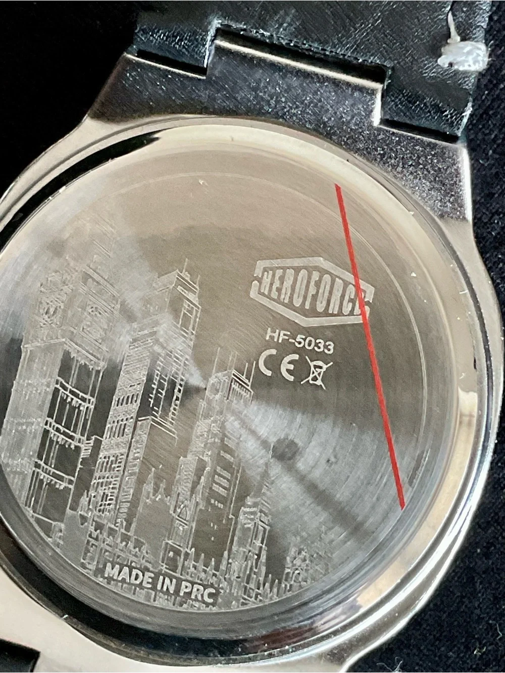 NIB Authentic Heroforce Watch Date Woven Pattern Dial
